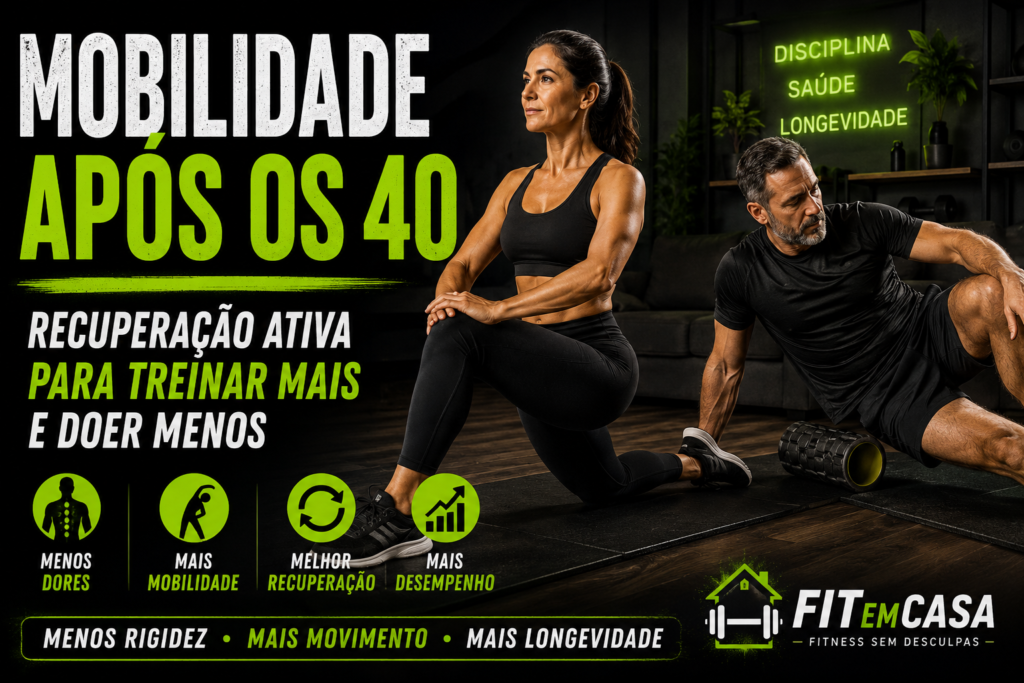 mobilidade e recuperação ativa para adultos acima dos 40