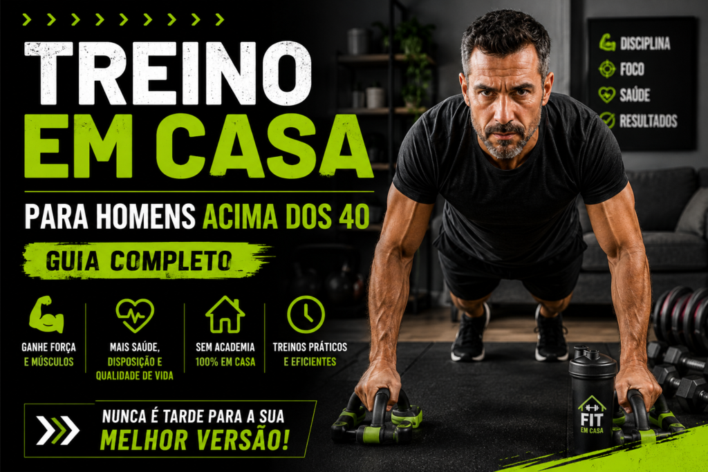 treino em casa para homens acima dos 40
