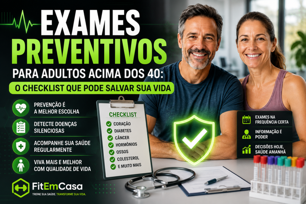 Exames preventivos após os 40 para homens e mulheres